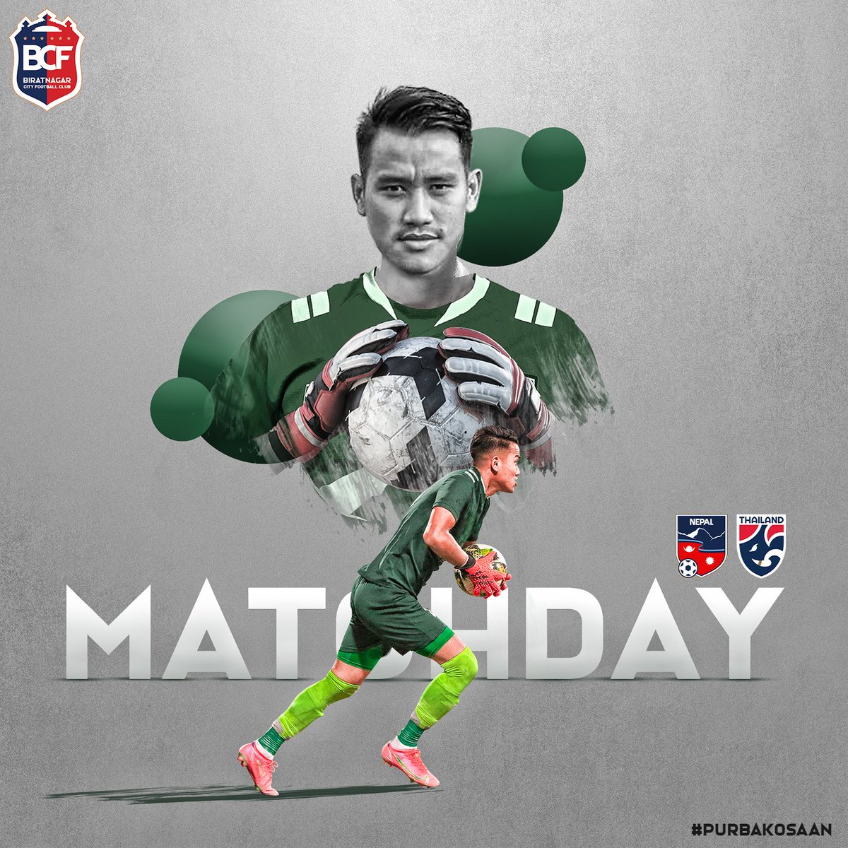 biratnagacityfc's tweet photo. Thailand 🇹🇭  VS Nepal 🇳🇵 

Best Wishes To All Nepal Football Association  

#purbakosaan #biratnagarcityfc #Nepal https://t.co/OFSOC3VMSC