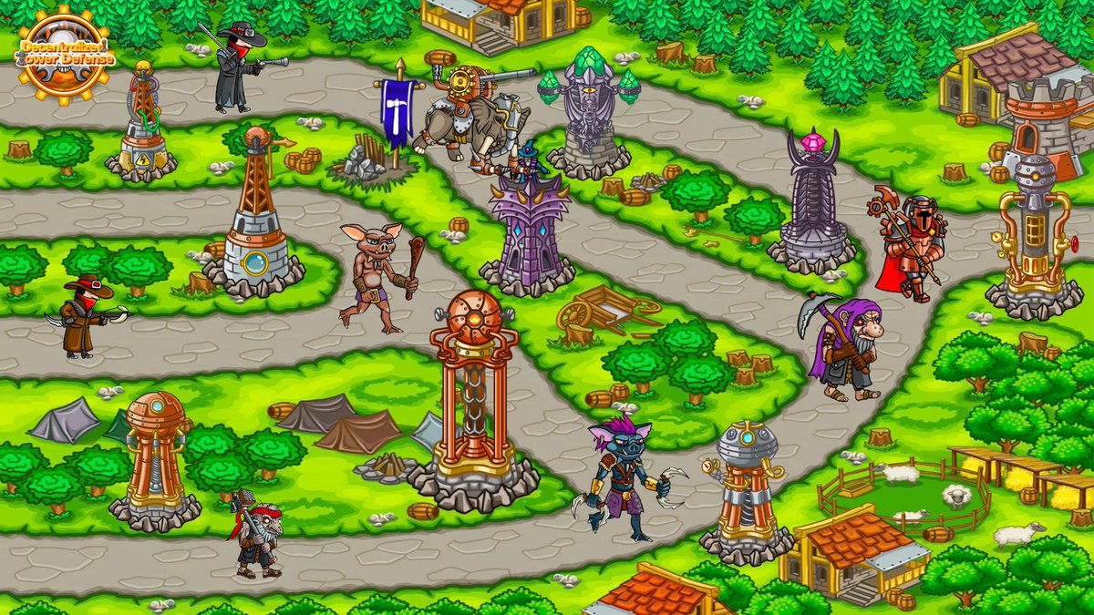 Decentralized Tower Defense tweet media