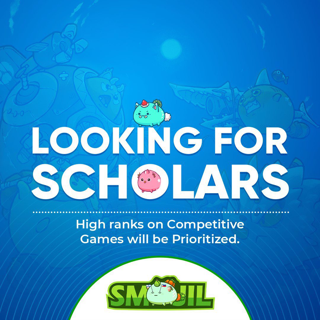 Smojil1's tweet photo. (1/2)

🚨Smojil is looking for SCHOLARS🤩
Be ONE of US!👊🏻
How to apply? 
📌Add one of our PH Managers on Discord. 
Discord accounts:
✅Noelle#0744 
✅Kevin_patootie#2230 https://t.co/Hc8w7LQkdx