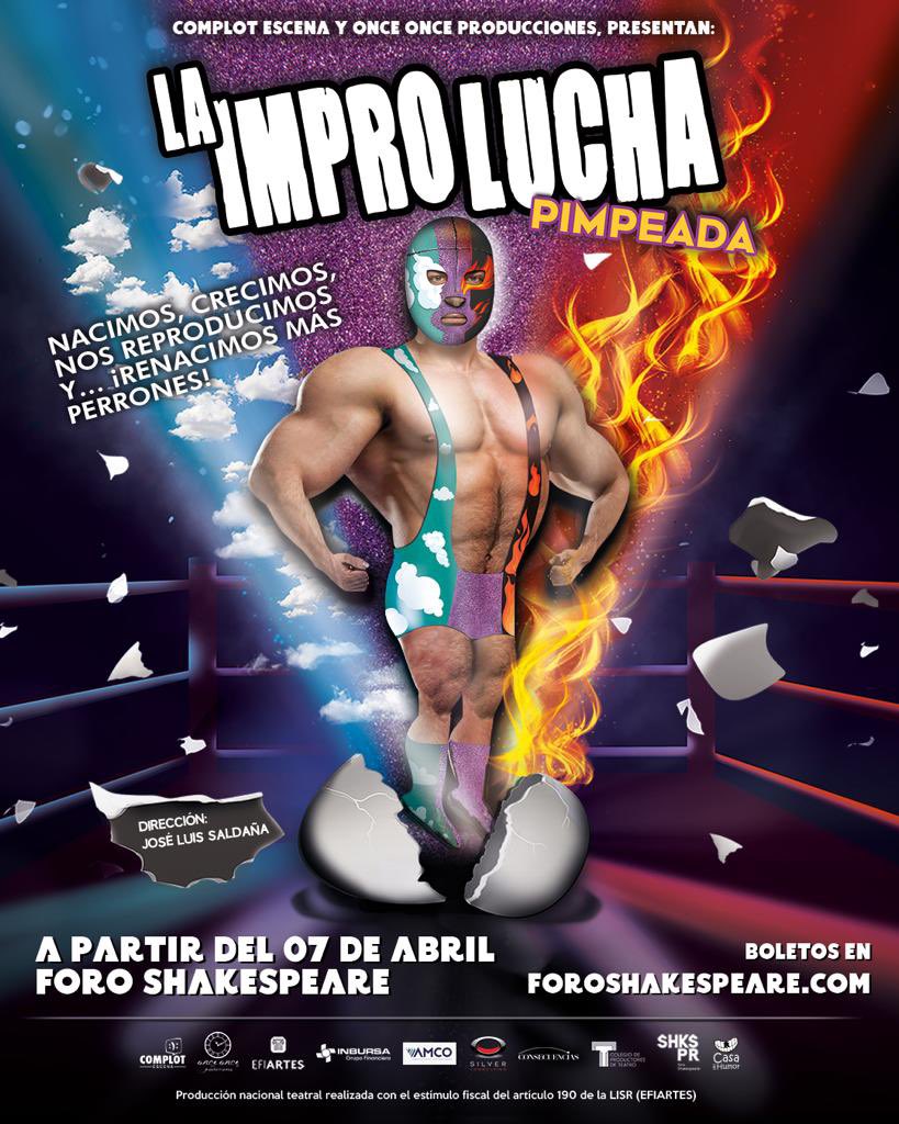 ComplotEscena's tweet image. ¡Uf, lo que se viene!

Después de tanto hacerla cansada, de funciones esporádicas y de toda una pandemia, ¡@LaImproLucha regresa para una temporada!

¡Nos superamos a nosotros mismos y nos quedó cabrona!

Boletos precio PREVENTA aquí:
bit.ly/3KRK6mk

#LaImproLuchaRegresa