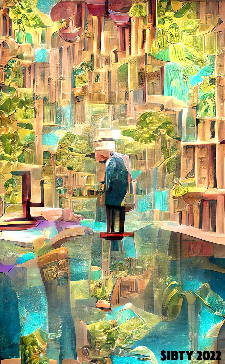 S_IBTY's tweet photo. $IBTY do #DavidHockney Nature's Painting. #AIart #NFT #NFTs #OpenSeaNFT #PolygonNFTs #digitalart #generativeart https://t.co/djsJlMT2bb https://t.co/Pm5kvqVKsm