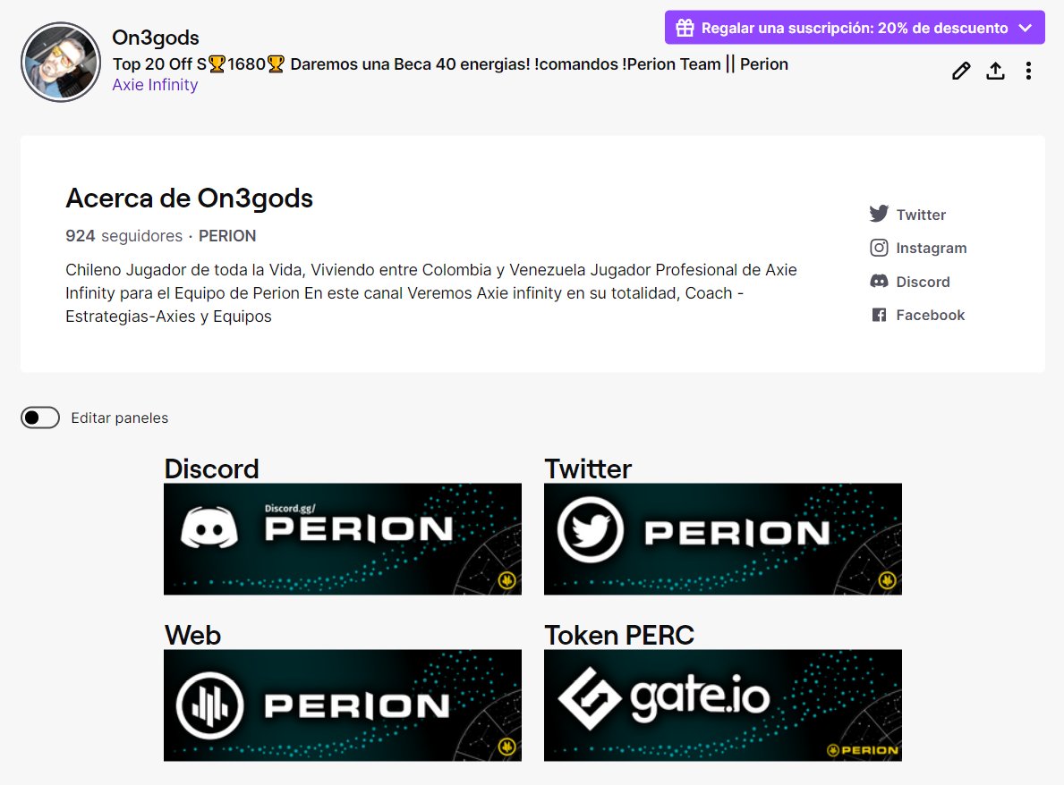 LuisOnegOds's tweet photo. Llegaron nuevos paneles del equipo de @PerionDAO, están bastante buenos 🥳💪.
.
.
.
#AxieChile #AxieVenezuela #Axieinfinity #Axieinfinityes https://t.co/9H0CSPN8qa