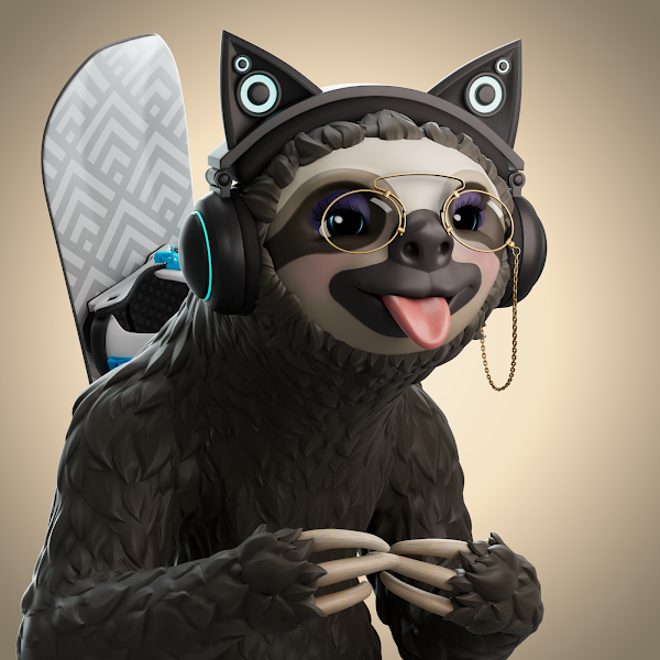 SO lucky I got a girl! (only a few of these is available in this project) @SlowMoSlothClub 

#revealday #NFT #opensea #nftcollectors #NFTCommunity #sloth