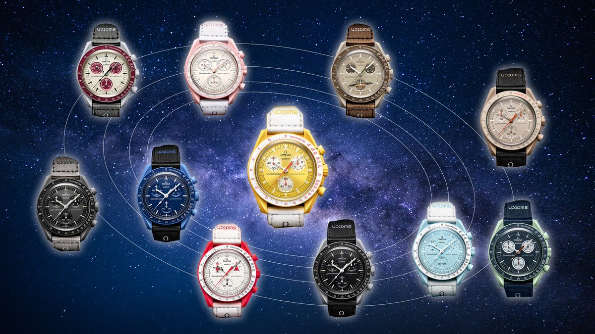 PenduloNFT's tweet photo. We are still here working on our website and our collection for its release! 💻😤

In the meantime, @omegawatches X @Swatch collab have been previewed 🌕⌚️

What are your thoughts? Should we also give you all another teaser for our collection? 🤔👀

#PenduloNFT #cnftproject #NFT https://t.co/yvtzFYnszR