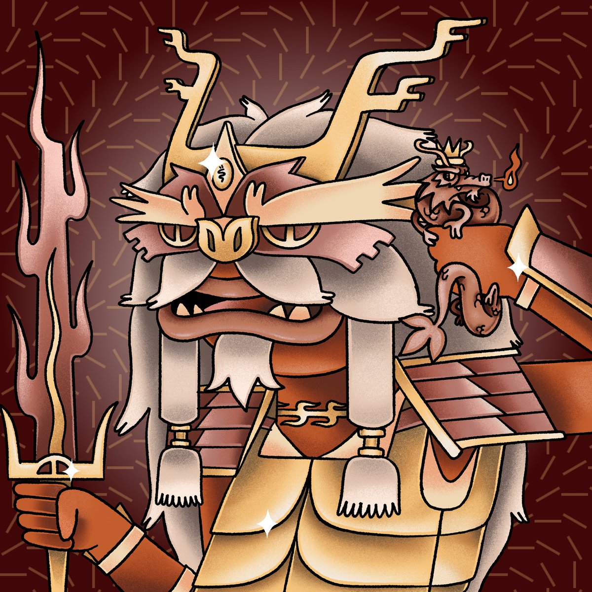LuckyTimeWalker's tweet photo. We couldn't wait!! Here is a Tease to the God of the DRAGON Tribe!
There are 7 tribes making up of 7,777 unique NFTs https://t.co/M0ybjh7JdF