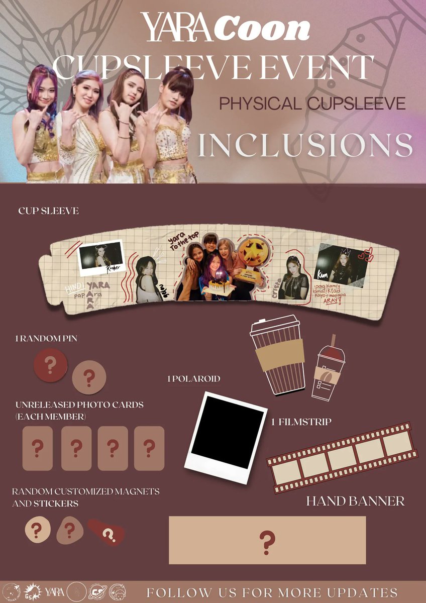 [040922 | YARACoon Physical Cupsleeve Event]

Are you ready for the exciting SURPRISES (👀) waiting for you? Come and join us to our Physical Cupsleeve Event!☕

Just fill out the registration form to secure your slot: forms.gle/QEgxJ1HzxW6o13…

<a href="/official__yara/">YARA</a> #YARAPH #YARA