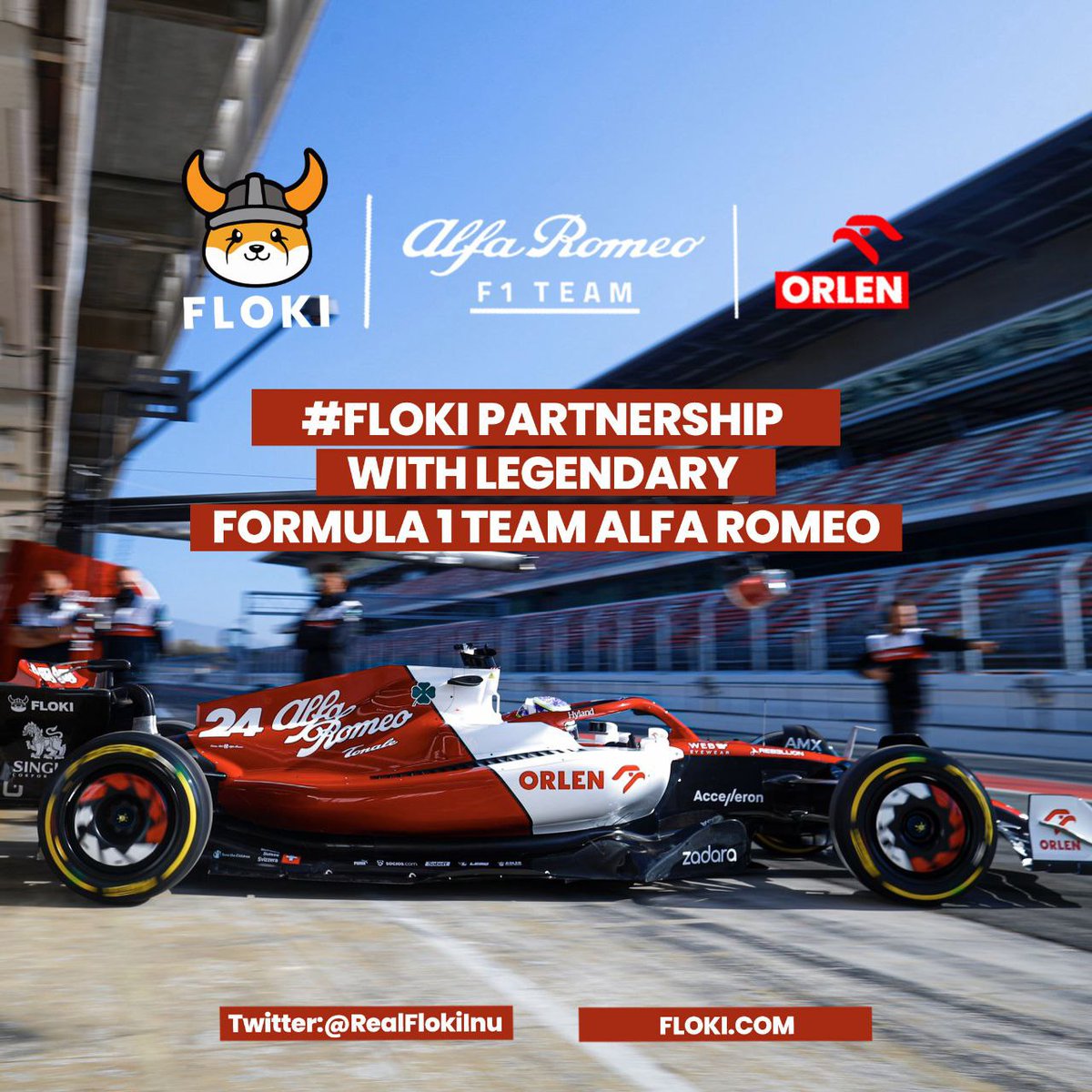 OppppaPsy's tweet photo. @BillyM2k @HaasF1Team You should join us at #Floki and be a part of the partnership we have with #AlfaRomeo this season. Floki is going where no other #Cryptocurrency has gone before; only exchanges have been able to match the marketing we've done. It's not too late, Billy! @RealFlokiInu https://t.co/44gokwNIGY