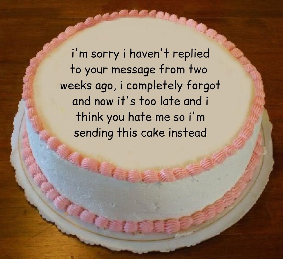 Sorry for