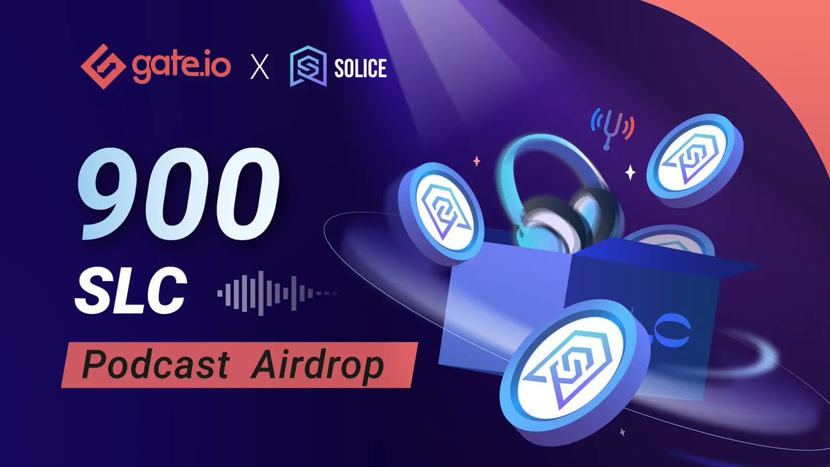 Gate's tweet image. ✌️  Gate SLC Podcast Airdrop Round 2! @solice_io
🎧 900 $SLC tokens reserved for 150 Podcast listeners
👉 Join Now: Gate.io/article/25867?…

#Gateio, #Solice, #GateioPodcast
