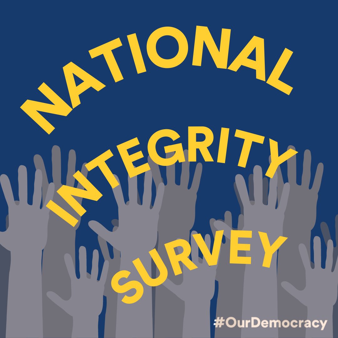 MakeItABigDeal's tweet photo. Do you think #OurDemocracy is for sale? Have your say in the national integrity survey - closes this Sunday https://t.co/CUO6q83o2I https://t.co/CwrbBQsBTL