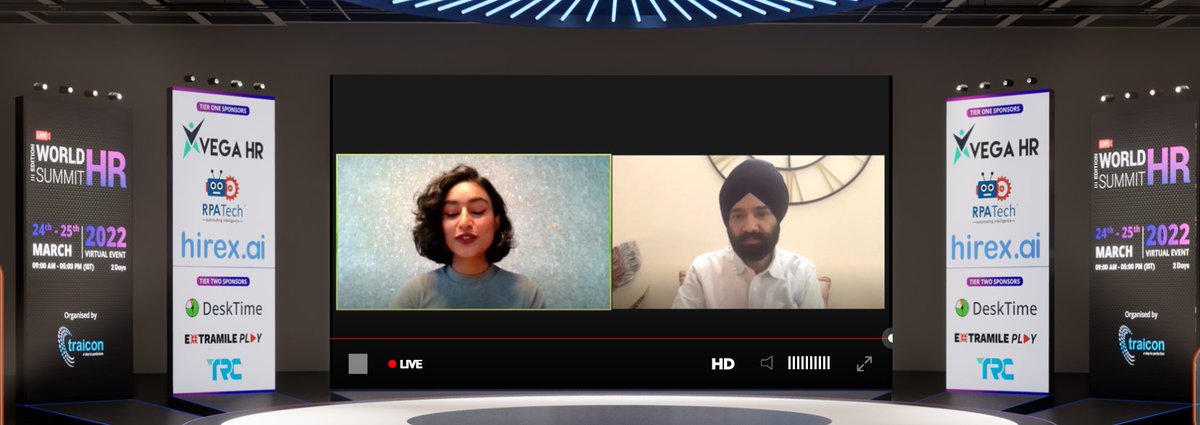 VegaHR4's tweet photo. Wonderful session by @HKhanduja on Designing your Career Portfolio showcasing how a career portfolio is the future of CVs as people have transitioned from One Job - One Career to Multiple Jobs - Multiple Careers.
#WorldHRSummit @TraiCon_Events https://t.co/IJbOoeDKxF