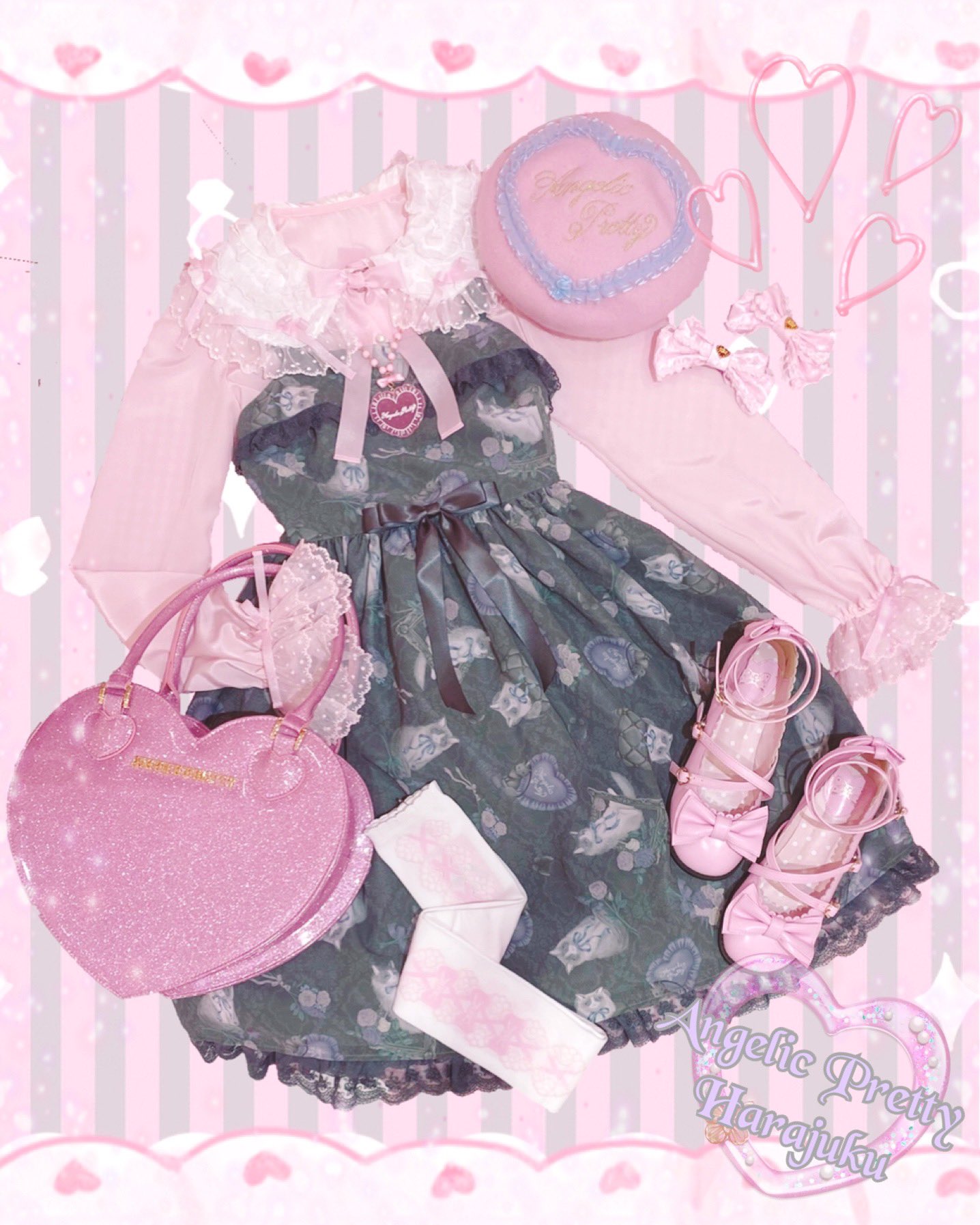 angelic pretty Lady Cat Room JSK