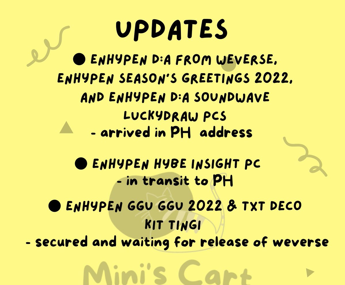 minis_cartph's tweet photo. #MsCPH_Updates
Good news! The box arrived today~ buyers of enhypen sg22 can now settle their remaining balances so I can pack your orders na (see the masterlist to check hm your rem bal is) ship out would all be on saturday <3 dm for concerns tysm π https://t.co/okk7UWOHyO
