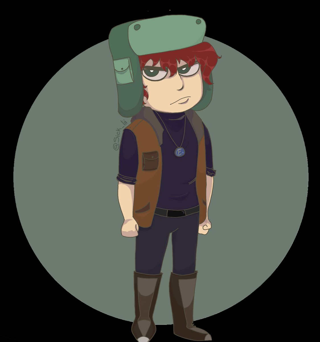 sick_lii's tweet photo. Un Kylecito mirrorverse que hice como parte de un collab aaaaa💚💚
Mi primera vez usando colores y aplicando sombras!
#KyleBroflovski #SouthPark #southparkfanart #spmirrorverse #mirrorverse https://t.co/DjNx6k6ILj
