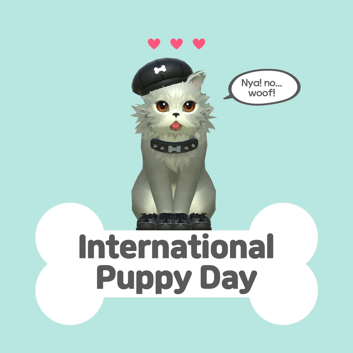 Today is International Puppy Day!
Guess who is very excited today!

Pet PuppyMeow more today!

#Kitty_Cat_Resort #KittyCatResort #Idle #Causal #Relaxing #Game_For_Kids #cute #puppyday https://t.co/iMNn0DLU6J