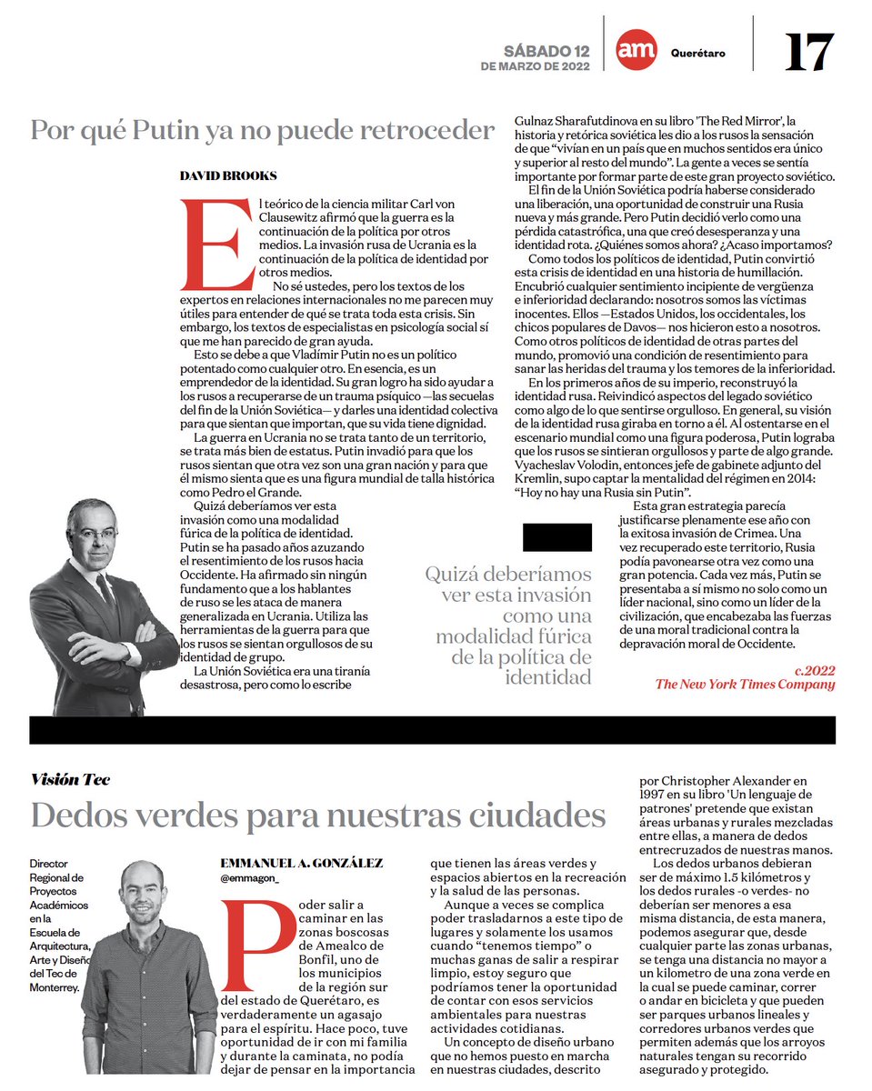 emmagon_'s tweet photo. Les comparto esta opinión publicada el 12 de marzo, en la que hago referencia a #ChristopherAlexander, quien desafortunadamente falleció 5 días después.... Grande su legado!

#ProfesoresTecQro https://t.co/8RHdWn85W2