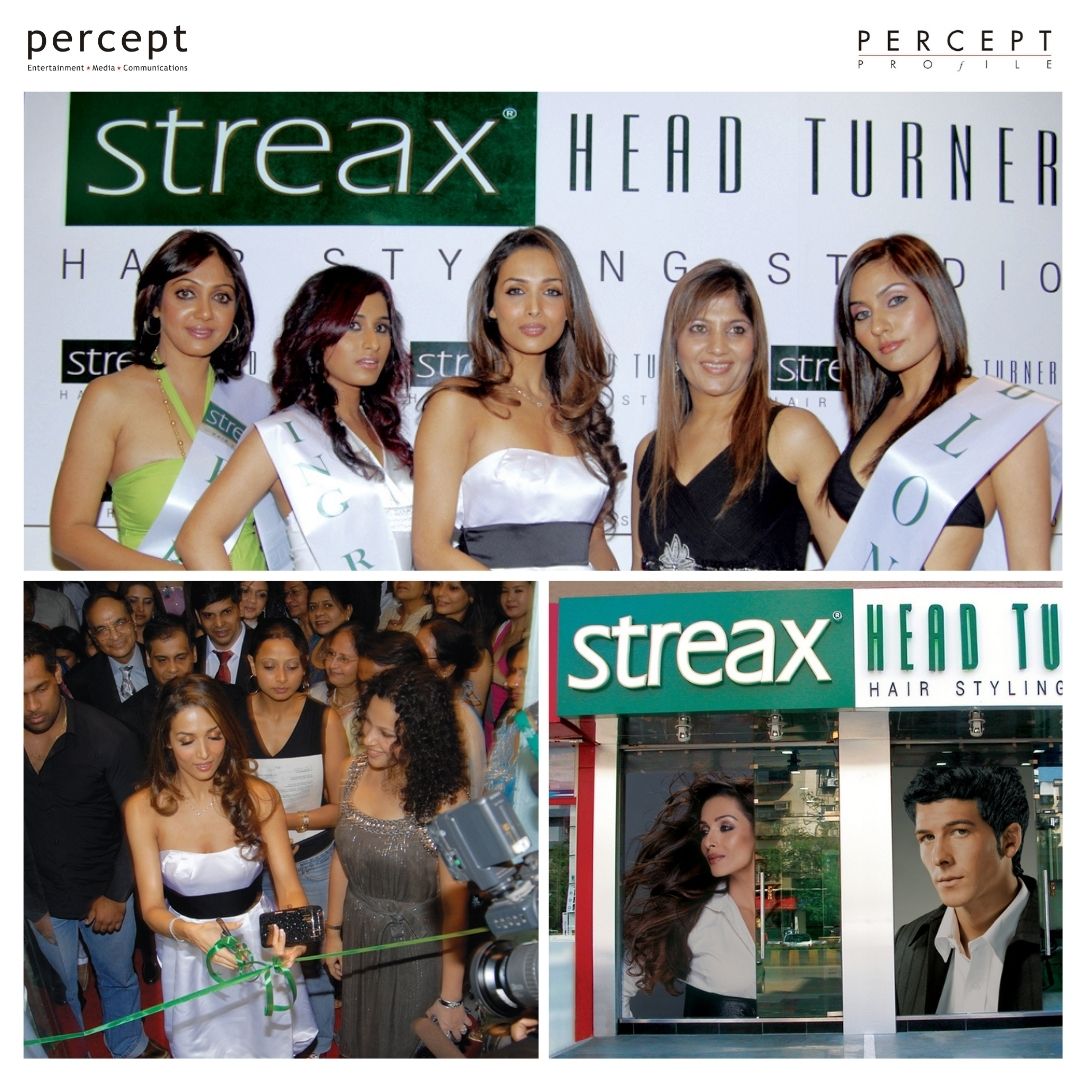 PerceptEMC's tweet photo. #Throwback to Streax Head Turner Launch event with Brand Ambassador Malaika Arora. The event was conceptualized & managed by Percept Profile.
#percept #perceptprofile #MalaikaArora https://t.co/toJD6T4G89