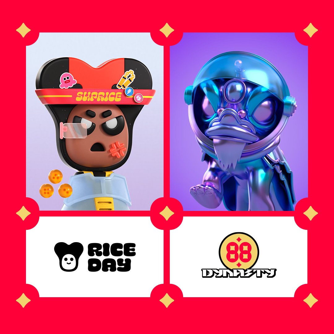🧧 88 Dynasty x Rice Day Giveaway!🧧

5 x Rice Day WL
5 x 88 Dynasty WL

To enter:
⛩ Follow <a href="/88DynastyNFT/">88 Dynasty</a> &amp; <a href="/RiceDayGG/">RiceDay</a> 
⛩ Like &amp; RT
⛩ Tag 5 friends

Winners picked in 48 hours.