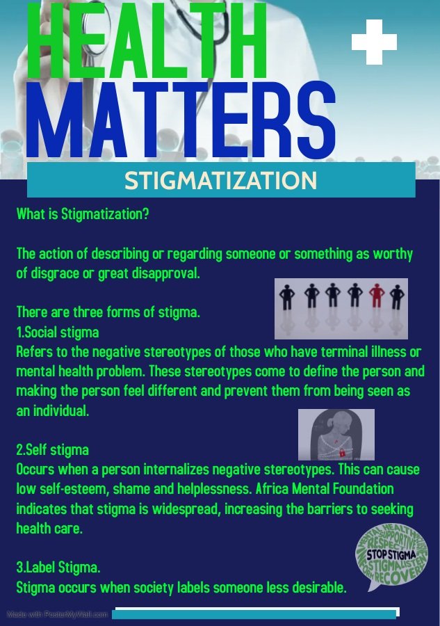 MattersHealth1's tweet photo. Stigma comes as a lack of understanding from others, which can be invalidating and painful, but stigma also carries more serious consequences including fueling fear, anger, and intolerance directed at other people.
#stigma #mentalhealth #mentalhealthawareness #depression #anxiety https://t.co/ODNjDlNuD4