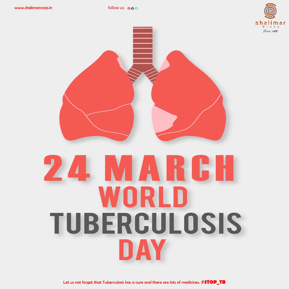 group_shalimar's tweet photo. Warm greetings on World Tuberculosis Day to everyone. Let us not take TB easy and let us come together to put a fight against it.
#awareness #selfawareness #worldtuberculosisday #shalimargroup #shalimargroupofcompanies

please do follow and share our page
https://t.co/rMelDeEhai https://t.co/V4DHkks1x2