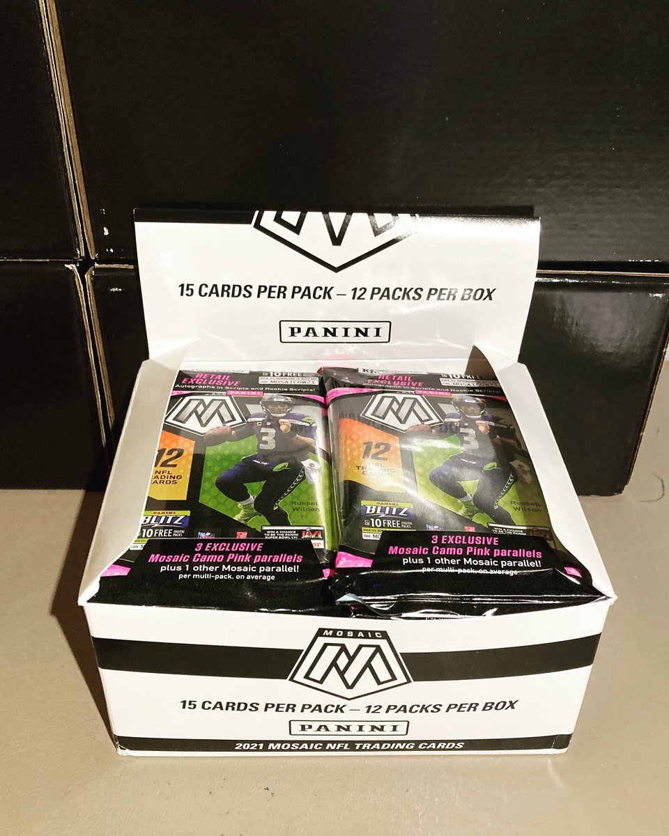 TCN215's tweet image. 2021-22 Mosaic Cello Box 🏈

$35/cello 
$100/3 cellos 
$380 full box 

Comment or DM if interested in any ripping any!

Let’s hunt for a case hit‼️

@Hobby_Connect @HobbyConnector @sports_sell @reycollazo82 @TheHobby247 @24_7SportsCards