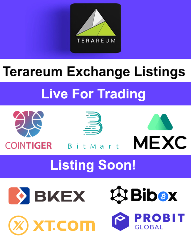 RDPrice's tweet photo. 🍀 #Terareum
🍀 Launched on Feb 21, 2022 Terareum has already 
        entered into 7 Exchange Listing Contracts.  
🍀 More coming soon!
🍀 Are YOU ready?

@terareum @miltonterareum @DrRamanaNaidu @Wilmanmd  @DrFamilyAllergy @AuzsomeAustin @BleevesCrypto @cryptostacker72 https://t.co/44aBqdfiof