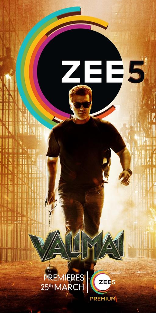 BayViewProjOffl's tweet photo. #AjithKumar Biggest Blockbuster Action Movie of 2022 #ZEE5 Releasing Trailer.

ZEE5 bringing this 200+ Crores Box office records South Indian action experience #Valimai in Hindi too.

Premiering in Hindi| Tamil | Telugu | Kannada from 25th March 2022, only on #ZEE5

@ZEE5Premium https://t.co/RK9OyGEM4L