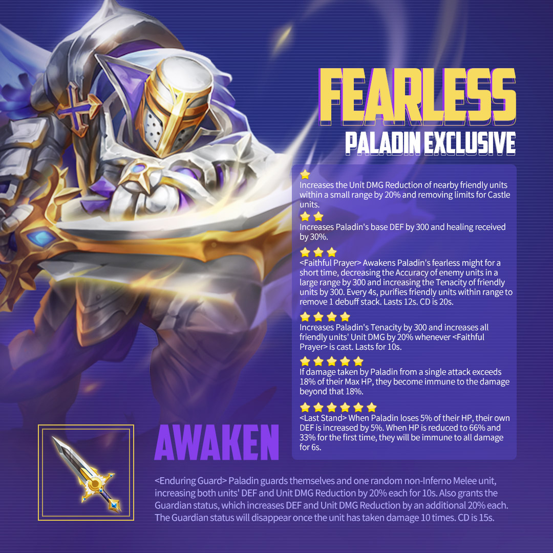 MightEra's tweet photo. Dear lords,
Here comes the new unit exclusive of Paladin!
#MMEOC #Paladin #UnitExclusive https://t.co/tvTb66QOXn