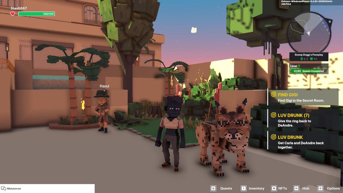 staniskosh2's tweet photo. @TheSandboxGame I just participated in the daily #SandboxAlphaS2Contest for a chance to earn up to 1,000 $SAND! Starting March 21 - Find Martha in the Snoop Dogg Mansion. Check out my screenshot below!
👇 #SandboxAlphaS2 I find Martha! https://t.co/hOzI4qgMit