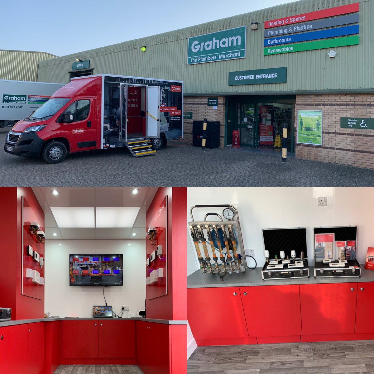 harrydanfoss's tweet photo. Will be at Grahams in Lincoln today and Buildbase Lincoln tomorrow! Pop in and see all of Danfoss’s new products! https://t.co/AGpvrfR2i1