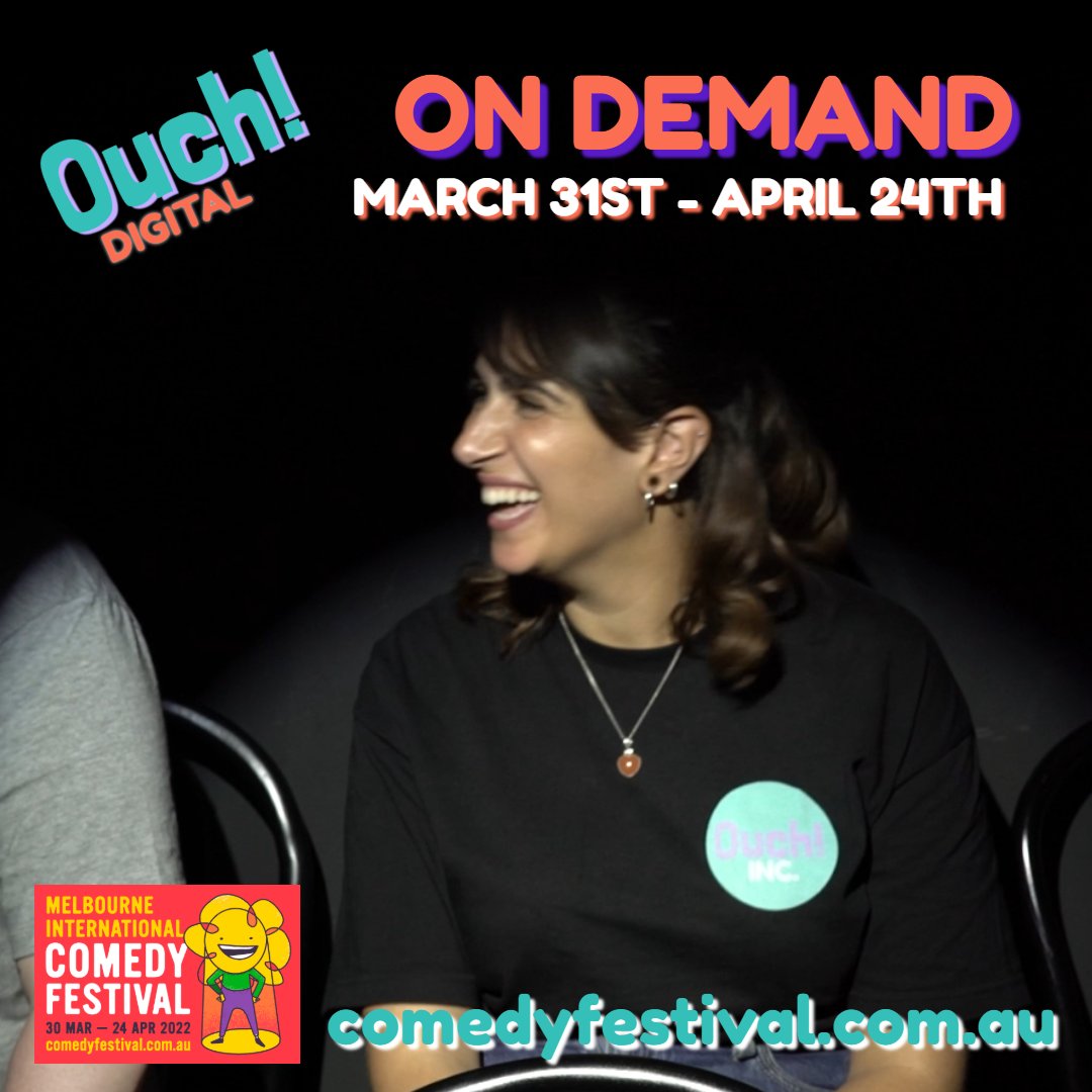 ashleycrapap's tweet photo. the digital version of my @micomfestival show will be available to watch simultaneously with opening night of the live show in ONE WEEK! i started filming this 9 months ago/editing for 6 months so pls tell all your friends who can't make the in person show! look at me laughing aw https://t.co/rY8Fyw38q0