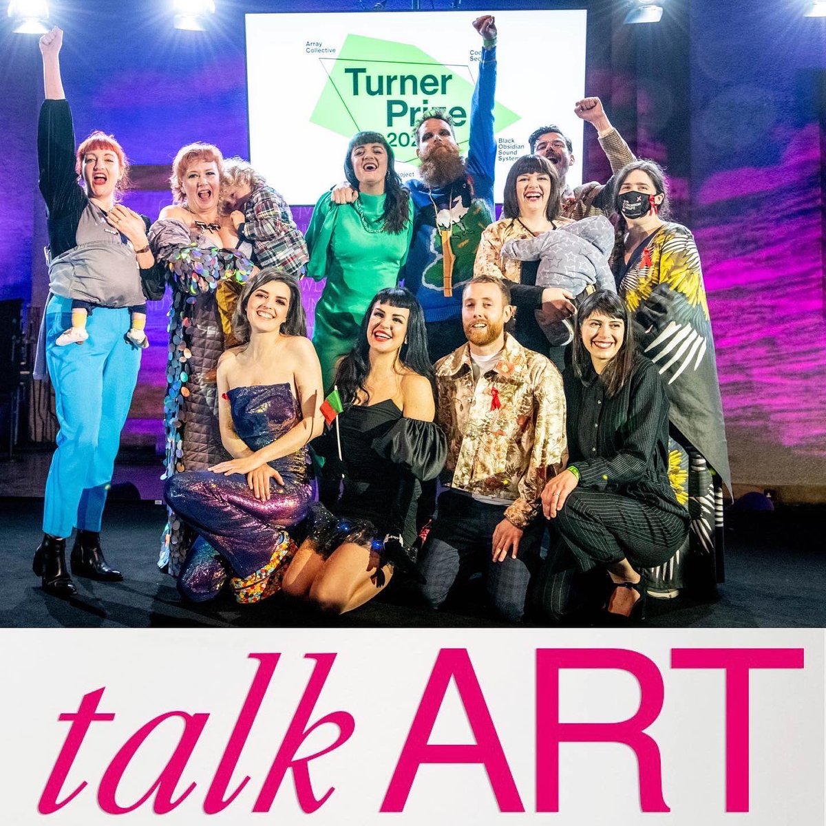 RobertDiament's tweet image. 🎨✨ New @TalkArt! We meet ARRAY COLLECTIVE. For this AWESOME new episode, we meet a record five guests - all members of the collective: Clodagh, Jane, Thomas, Sighle and Emma. Winners of the 2021 #TurnerPrize, #ArrayCollective Listen free today: podcasts.apple.com/gb/podcast/tal…
