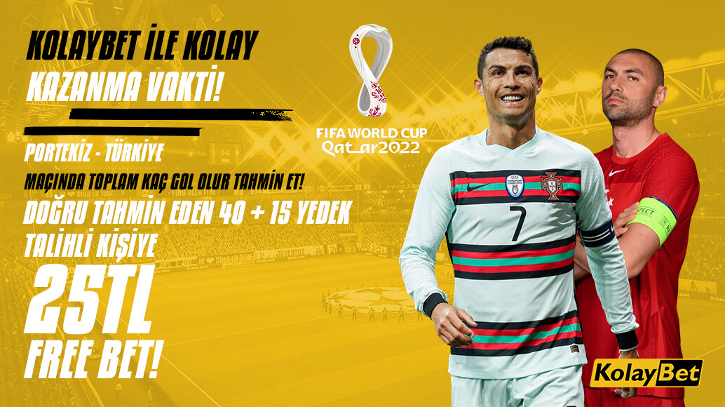 📢#Kolaybet'den toplam gol etkinliği.

📢#Portekiz⚔️#Türkiye
✅Hesabımızı takip et
✅RT ve Fav yap ve 5 arkadaşını etiketle
✅Toplam kaç gol olur tahmin et ve 25 TL Freebet kazan. 🎁
✅Son işleminiz etkinlik bonusu olmamalıdır

bit.ly/36XivRX
 #kolaybetgüncel