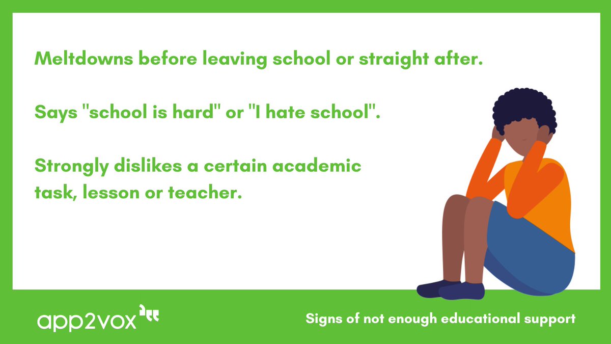 app2vox's tweet image. You may wonder whether the school will support your autistic child as much as you do. Look out for these signs 👨🏻‍🏫

📖 How to support your autistic child in school - ow.ly/uqFr50IfRtO

#app2vox #accessibleaccessibility #AutismAwareness  #autismsupport #childeducation