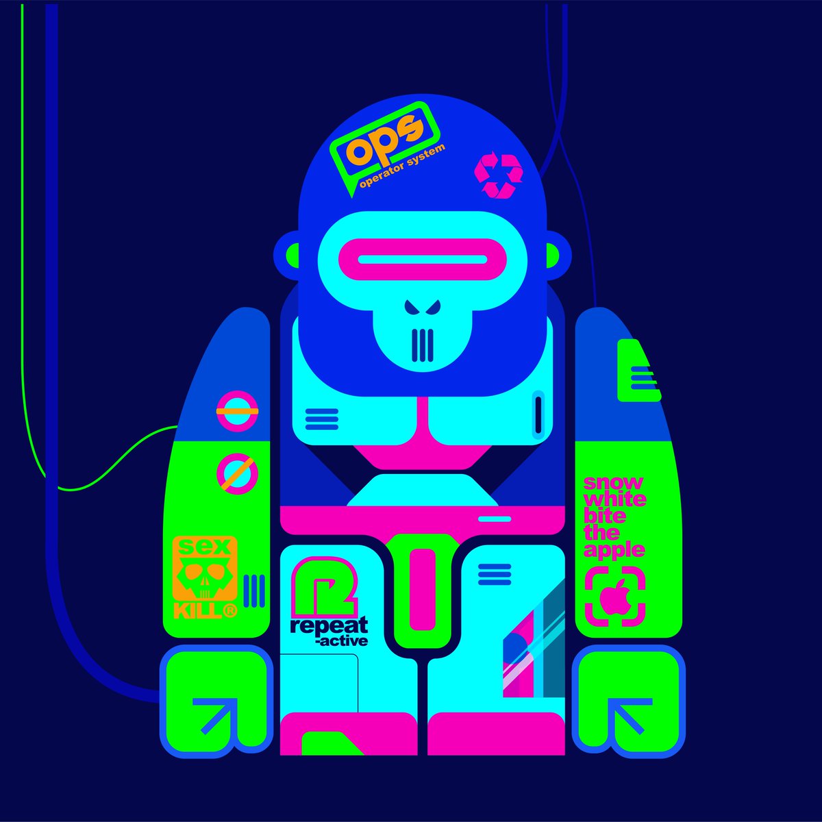 Every single of HYPERAPPE was handcrafted differently. Available @ opensea.io/collection/hyp…
#hyperappe #designer #opensea #nftcollector #NFT #nftart #nftartist #nftcreator #nft #nftcollector #nftcollectors #exclusivenft #rare #nonfungibletoken #cryptoart #nftcollector #cyberpunk