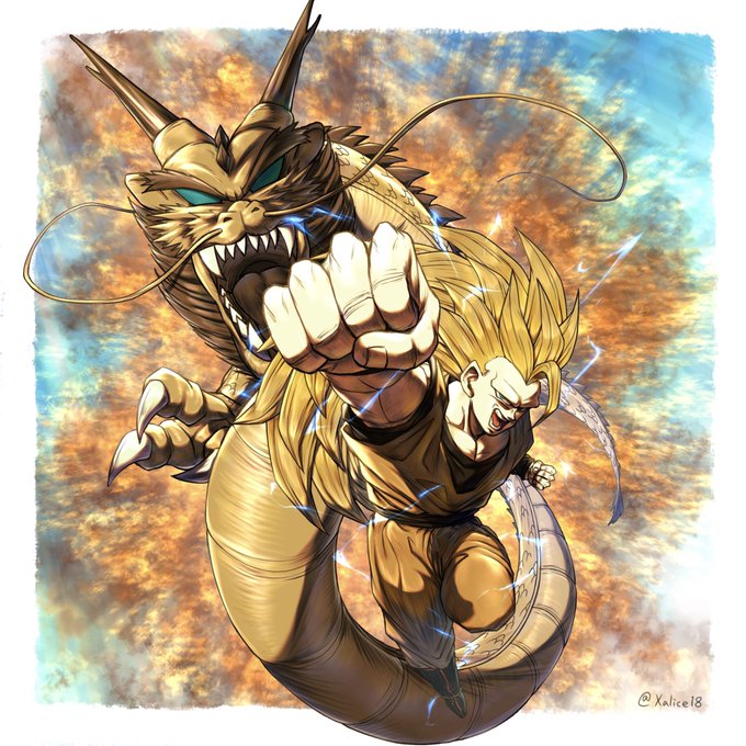 龍拳爆発!!

#ドラゴンボール #イラスト 
