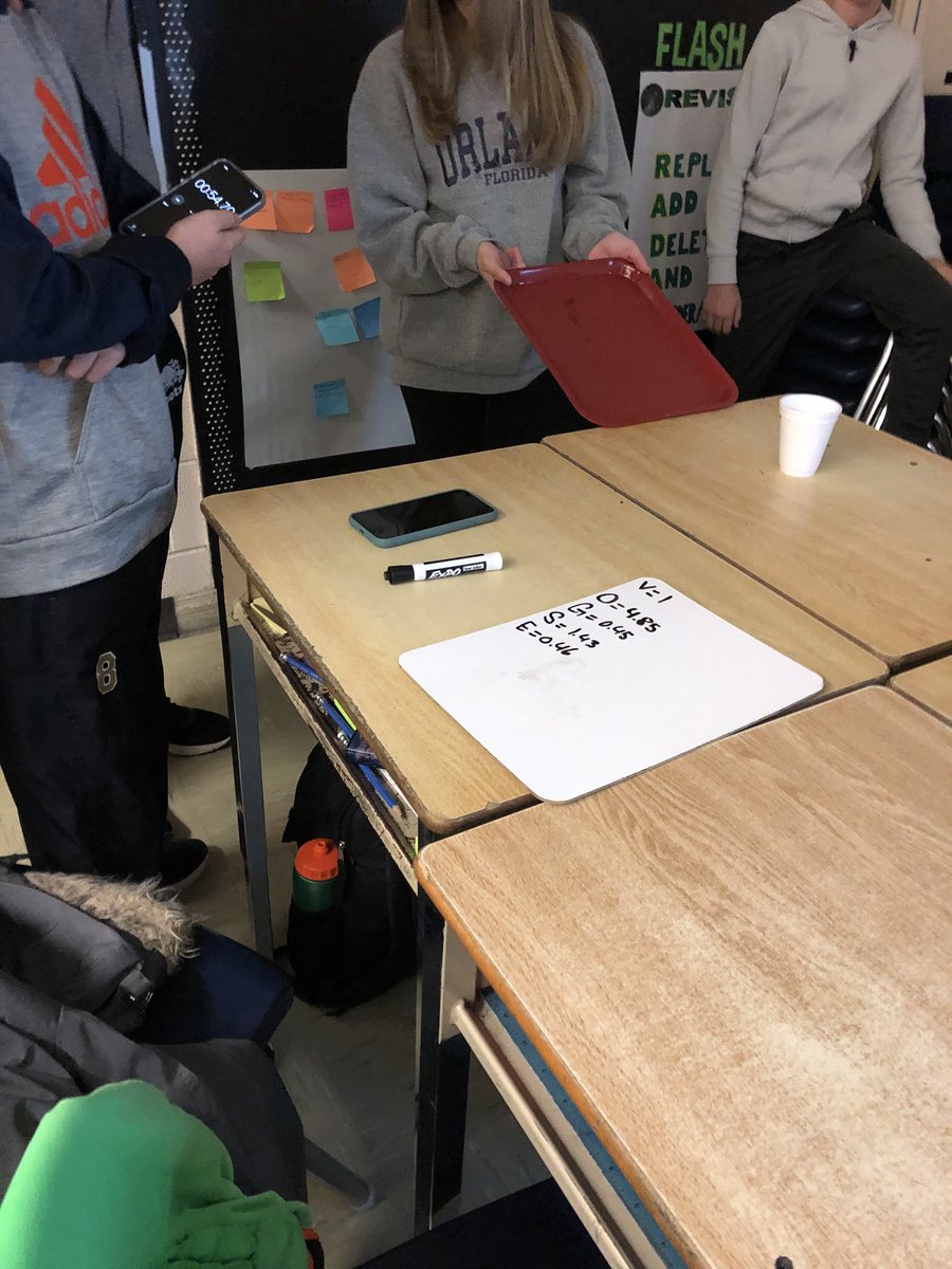 DamicoA8's tweet photo. @Westmount_ps Grade 8s testing the flow rate and learning the concept of Viscosity to begin our Fluids unit @AmyShamoon @Lori_Fowler24 https://t.co/22UHOL85de