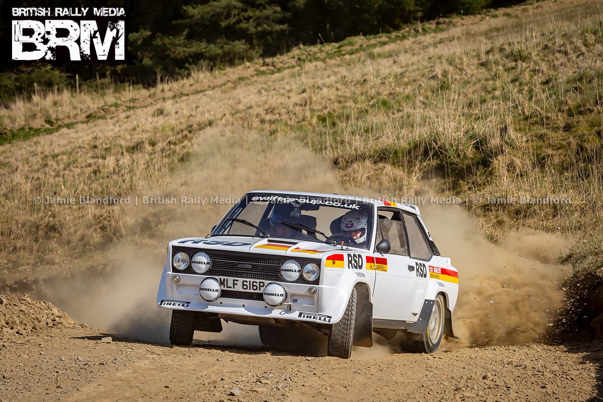BritRallyMedia's tweet photo. Productive morning with @MERallysport shaking down the stunning RSD Fiat 131 ready for this weekend’s @RallyNorthWales https://t.co/dR1pU1Jzvm
