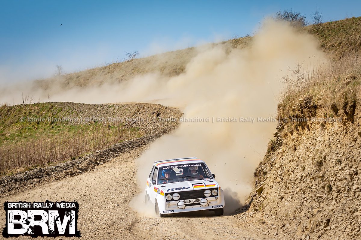 BritRallyMedia's tweet photo. Productive morning with @MERallysport shaking down the stunning RSD Fiat 131 ready for this weekend’s @RallyNorthWales https://t.co/dR1pU1Jzvm
