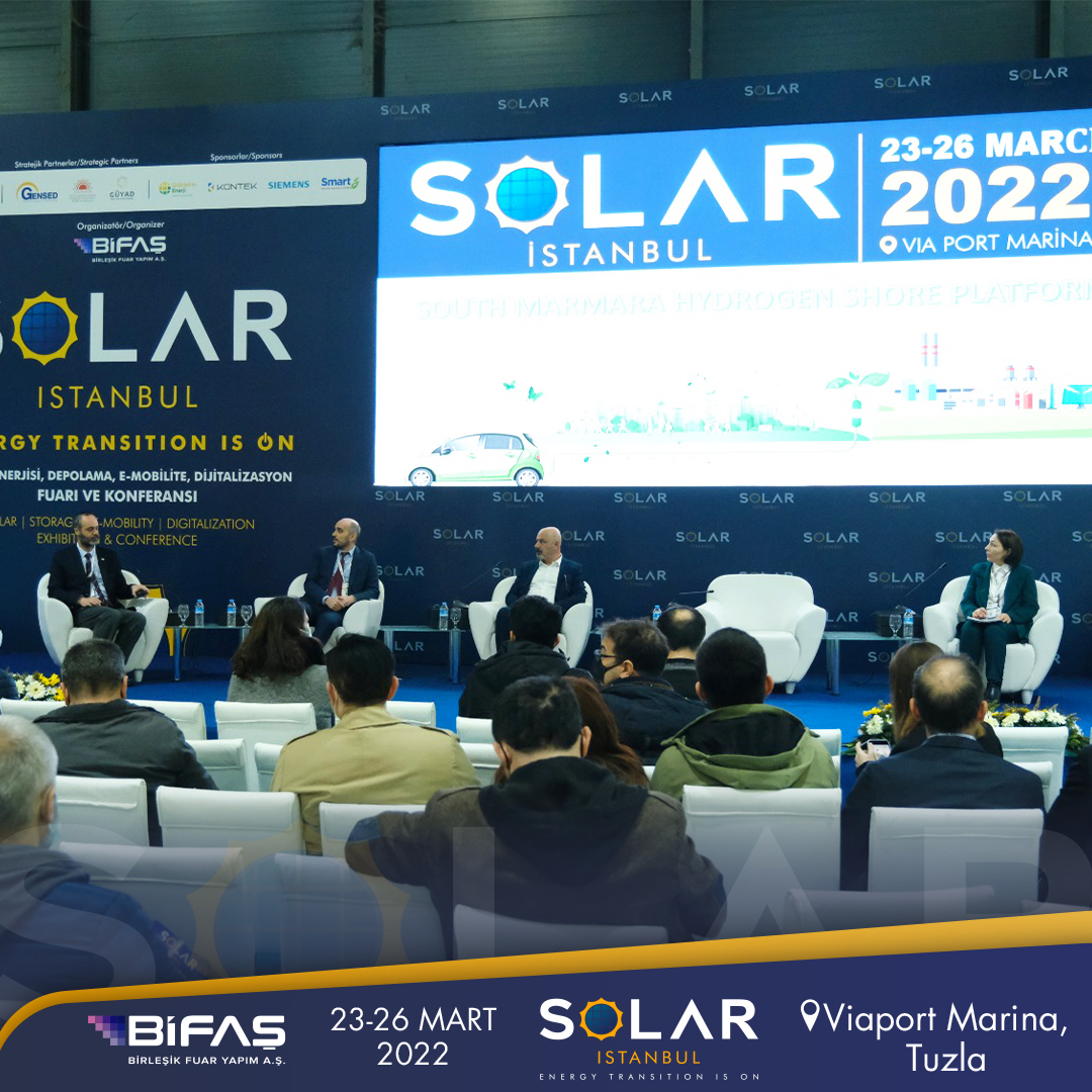 SolarIstanbul's tweet image. Solar İstanbul Konferansı devam ediyor.‘Yeșil Hidrojen Teknolojileri ve Ekonomisi’ başlığı altında oturum; Emre Ata başkanlığında, Ersen Ertaş, Hüseyin Devrim, Volkan Duman ve Prof. Dr. Yasemin Çiftçi ile gerçekleşti.
