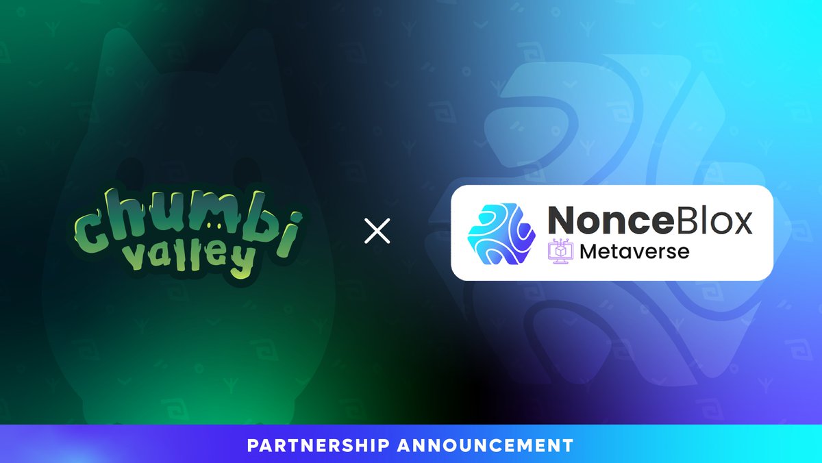 Chumbi Valley is speeding up game dev with <a href="/Nonceblox_/">NonceBlox</a> !🎉🙌

READ MORE: medium.com/@chumbivalley/…

We are so excited to share dev updates with you all!

🎁 To celebrate, we are giving away Seed Chumbi #NFT #2417, to win simply comment what you are looking forward to in our game 👇