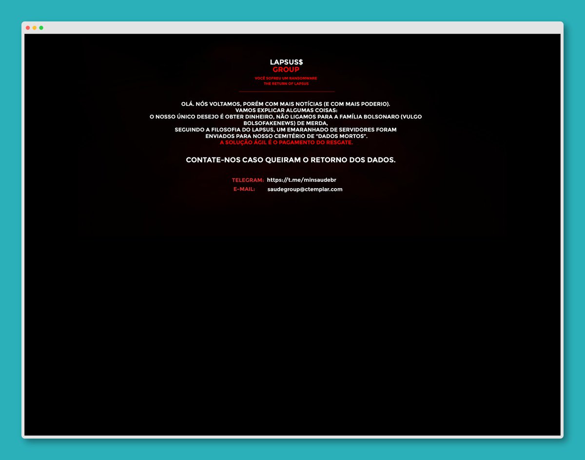 JCyberSec_'s tweet image. LAPSUS$ are making a lot of noise but there is history of this group before these large profile breaches⚠️

🔍Let's see what we can find out about this group using their old website...

You will be surprised what I discovered! ⤵️

🧵