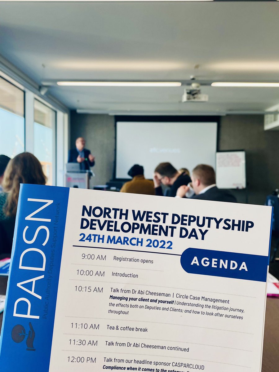 PublicDeputies's tweet photo. And we are LIVE here in Manchester for our first ever hybrid event! #DepDevDay
Our first speaker presentation by Dr Abi Cheeseman from @CircleCM has just begun⭐️
You can still register to watch the live stream HERE: https://t.co/NC2Cqu02Md https://t.co/SQK7rhwK2e