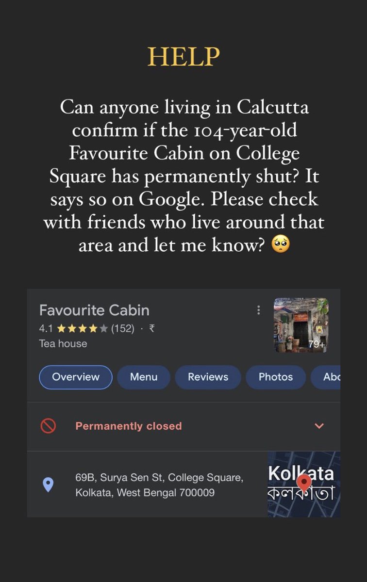 Can anyone from Kolkata confirm?