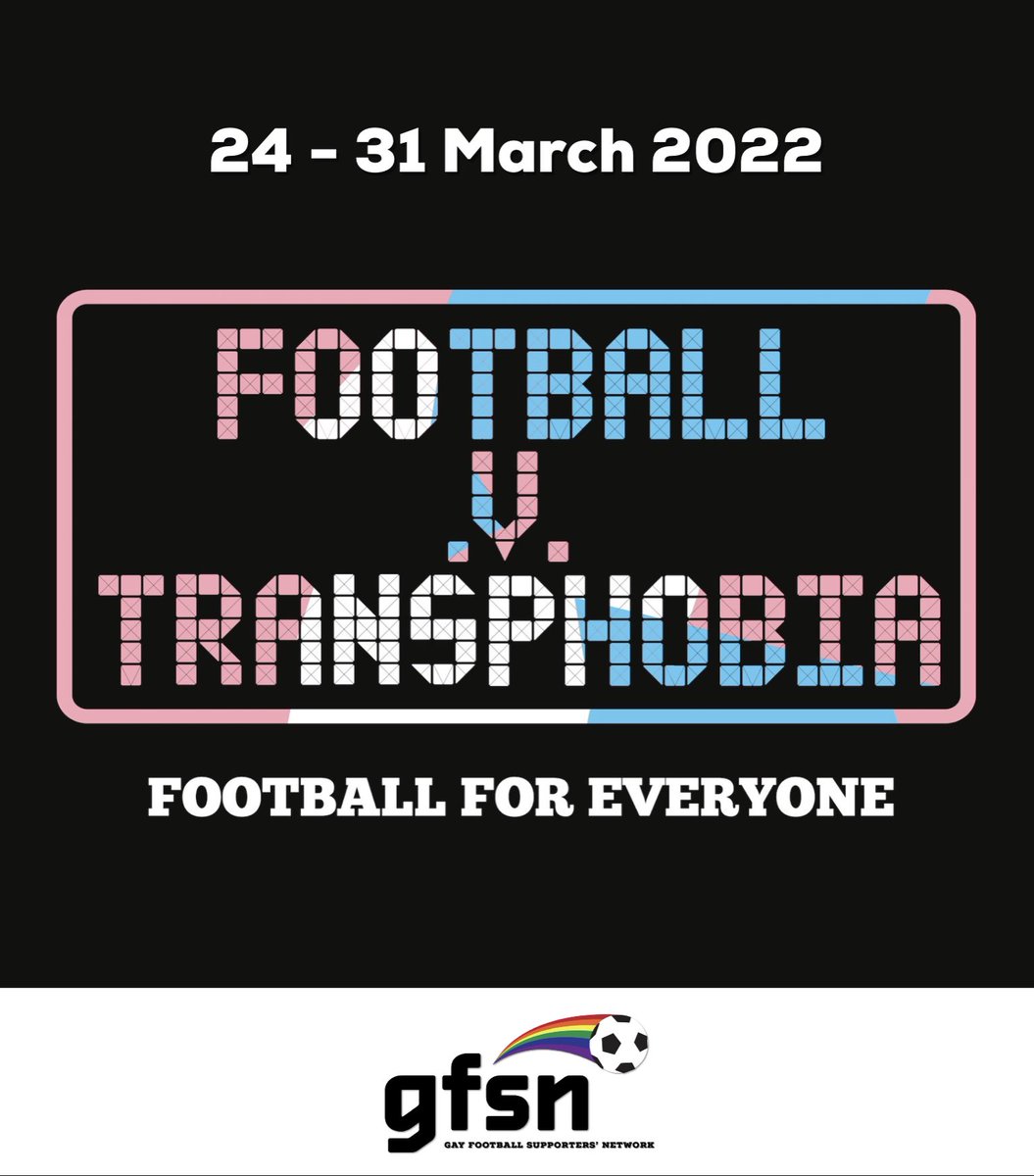 It’s the FootballvTransphobia Week of Action.

As an #LGBTQ+ league and network we are proud to be a safe and welcoming football space for Trans people.

We are proud to be a #TransFootyAlly and we encourage you to show your support this #FvT2022

#gfsn | #footballforall