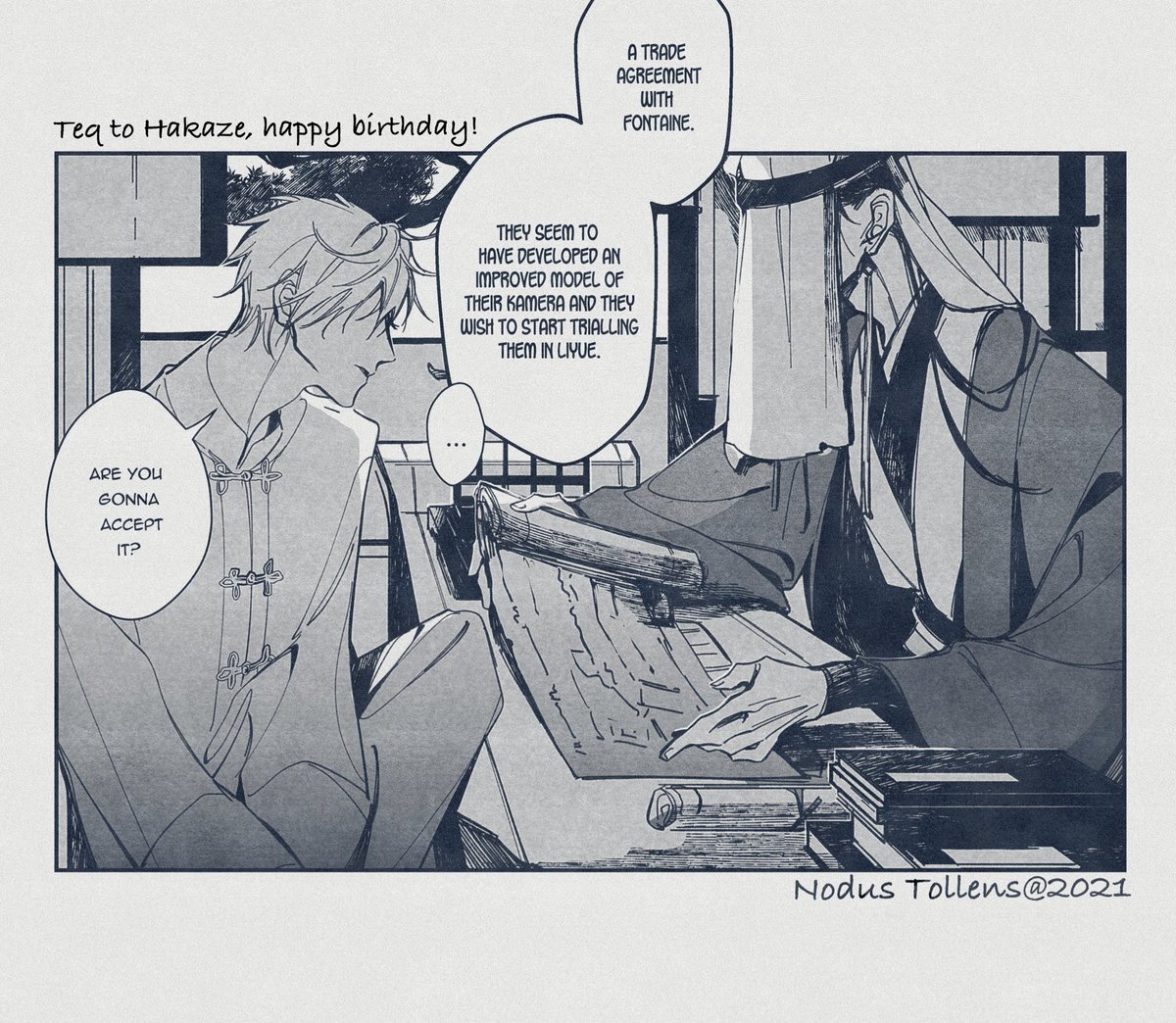 Happy birthday, beautiful~ 🥳❤️❤️❤️😘 @its_hakaze
--- x - -----------------------
Nodus Tollens, #Zhongchi fanfic by Hakaze.
https://t.co/DfSXMsToFy