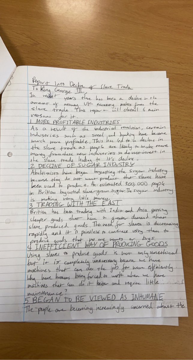 Miss Flanagan History (@flanaganhistory) on Twitter photo Here are some of the fantastic reports into the decline of the Atlantic slave trade by our S3 Historians ⭐️ <a href="/s3_strive/">S3 STRIVE FOR SUCCESS</a> #literacyacrossthecurriculum Here are some of the fantastic reports into the decline of the Atlantic slave trade by our S3 Historians ⭐️ <a href="/s3_strive/">S3 STRIVE FOR SUCCESS</a> #literacyacrossthecurriculum