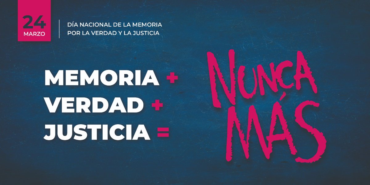 OmarGutierrezOk's tweet photo. En el contexto actual cobra especial vigencia la lucha irrestricta en defensa de los derechos humanos y la importancia de rememorar la historia de manera colectiva para garantizar un presente y futuro democráticos.
#MemoriaVerdadYJusticia https://t.co/NyN5RNCuwz