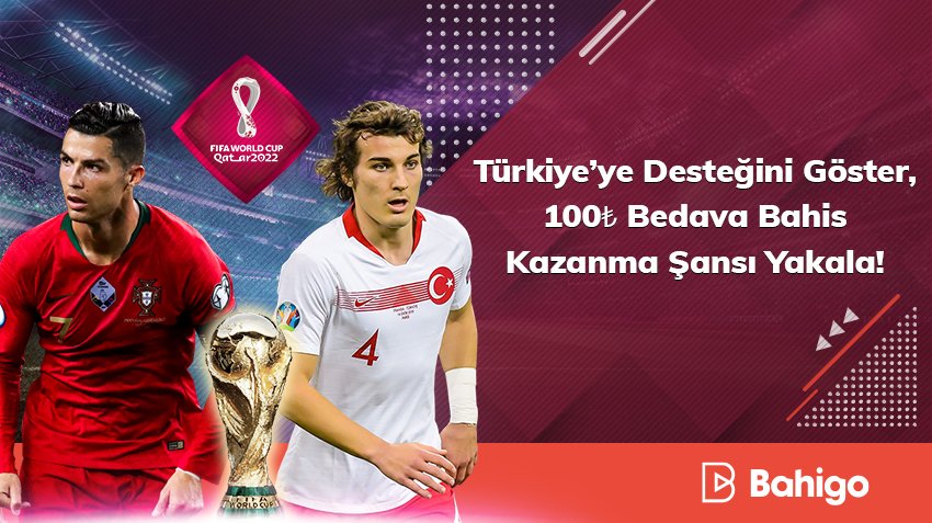 📢Portekiz - Türkiye maçına özel 🎁5.000₺ ödüllü kampanya! 50 kişi 100₺ #freebet kazanıyor!

-Takip et✅
-Retweet yap, beğen✅
-Türkiye'yi desteklediğini gösteren fotoğraf ve/veya yorum bırak
-1 arkadaşını etiketle✅
-#Bahigo kullanmadan yapılan yorumlar geçersizdir.

#Bonus