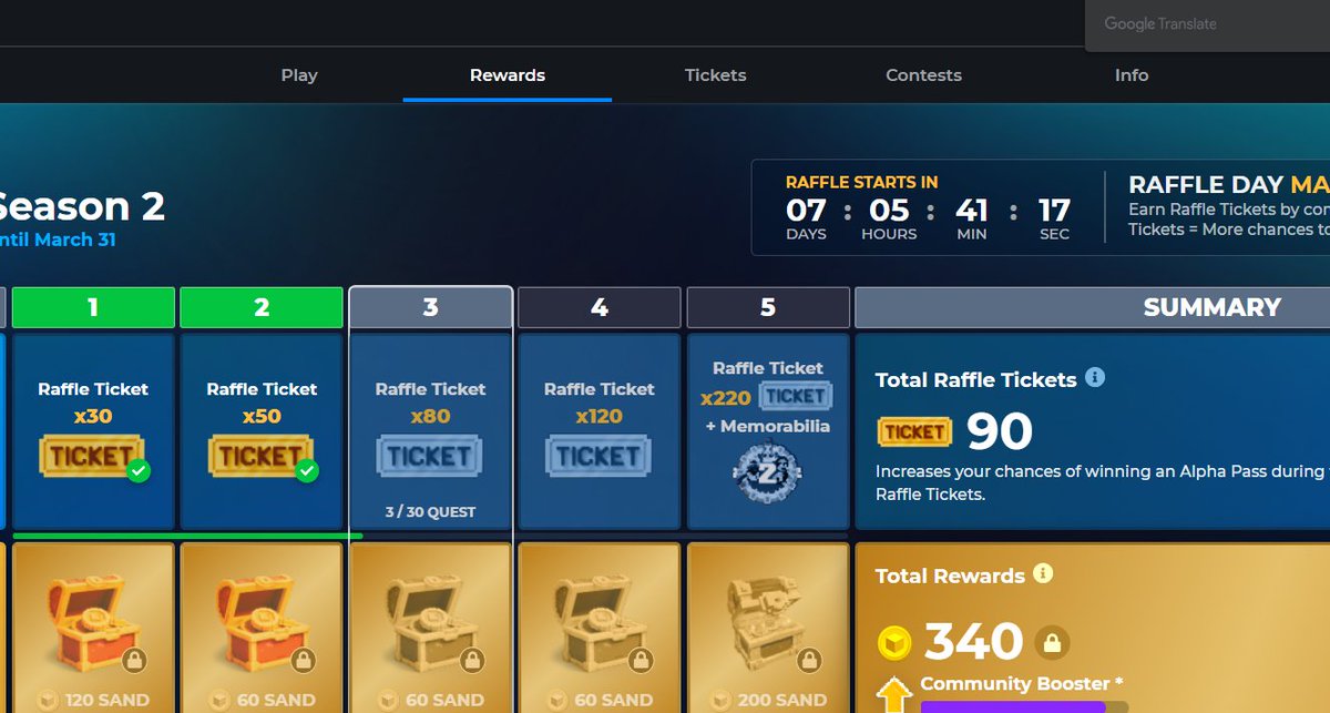 SarutWeera's tweet photo. @TheSandboxGame I just participated in the daily #SandboxAlphaS2Contest for a chance to earn up to 1,000 $SAND! Starting March 22 - Ticket Day. Check out my screenshot below!
👇 #SandboxAlphaS2 https://t.co/cTfTRrGiMH